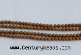 CRO552 15.5 inches 6mm round grain stone beads wholesale