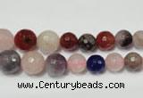 CRO728 15.5 inches 6mm – 14mm faceted round mixed gemstone beads