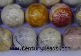 CRO865 15.5 inches 14mm round sky eye stone beads wholesale