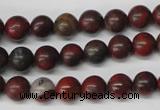 CRO93 15.5 inches 8mm round brecciated jasper beads wholesale