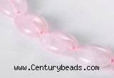 CRQ01 A grade 10*14mm oval natural rose quartz beads wholesale