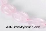 CRQ02 A grade 13*18mm oval natural rose quartz beads Wholesale