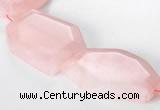 CRQ11 Freeform A grade natural rose quartz beads Wholesale