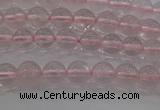 CRQ120 15.5 inches 4mm round natural rose quartz beads wholesale