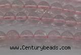 CRQ121 15.5 inches 6mm round natural rose quartz beads wholesale