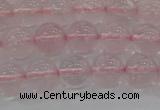 CRQ122 15.5 inches 8mm round natural rose quartz beads wholesale