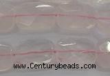 CRQ165 15.5 inches 12*16mm faceted rectangle natural rose quartz beads