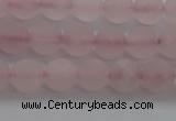 CRQ181 15.5 inches 6mm round matte rose quartz beads wholesale