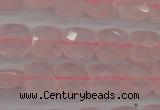 CRQ365 15.5 inches 8*8mm faceted square rose quartz beads