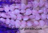 CRQ432 15.5 inches 15*16mm heart rose quartz beads wholesale