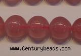 CRQ462 15.5 inche 8mm round AA grade Madagascar rose quartz beads