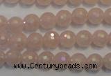 CRQ512 15.5 inches 8mm faceted round AB-color rose quartz beads