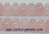 CRQ55 15.5 inches 10*16mm rondelle natural rose quartz beads