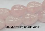 CRQ66 15.5 inches 15*20mm teardrop natural rose quartz beads wholesale