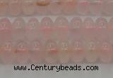 CRQ682 15.5 inches 5*8mm rondelle rose quartz beads wholesale