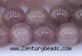 CRQ780 15.5 inches 6mm round Madagascar rose quartz beads