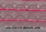 CRQ851 15.5 inches 8mm round natural rose quartz gemstone beads