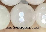 CRQ862 15 inches 10mm faceted round AB-color rose quartz beads