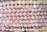 CRQ917 15 inches 6mm round Madagascar rose quartz beads wholesale