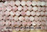 CRQ919 15 inches 10mm round Madagascar rose quartz beads wholesale