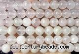 CRQ926 15 inches 10mm round natural rose quartz beads wholesale