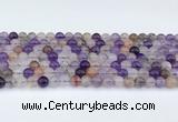 CRU1012 15.5 inches 6mm round mixed rutilated quartz beads