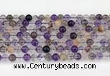 CRU1018 15.5 inches 6mm round mixed rutilated quartz beads