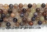 CRU1032 15.5 inches 10mm round mixed rutilated quartz beads wholesale