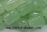 CRU134 15.5 inches 12*17mm column green rutilated quartz beads