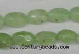 CRU179 9*11mm – 12*18mm faceted nuggets green rutilated quartz beads