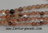 CRU451 15.5 inches 5mm round Multicolor rutilated quartz beads