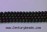 CRZ1110 15.5 inches 4mm round imitation ruby zoisite beads wholesale