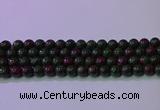 CRZ1110 15.5 inches 4mm round imitation ruby zoisite beads wholesale