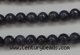 CRZ821 15.5 inches 4mm round natural sapphire gemstone beads