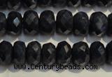 CRZ977 15.5 inches 5*7mm faceted rondelle A grade sapphire beads