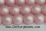 CSB1374 15.5 inches 12mm matte round shell pearl beads wholesale