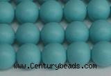 CSB1408 15.5 inches 10mm matte round shell pearl beads wholesale