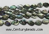 CSB4139 15.5 inches 15*20mm flat teardrop abalone shell beads