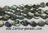 CSB4140 15.5 inches 18*25mm flat teardrop abalone shell beads