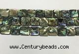 CSB4148 15.5 inches 18*18mm square abalone shell beads wholesale