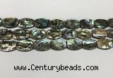 CSB4162 15.5 inches 13*18mm flat drum abalone shell beads wholesale