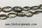 CSB4178 15.5 inches 12*28mm - 15*30mm freeform abalone shell beads