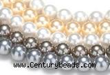 CSB50 16 inches 14mm round shell pearl beads Wholesale