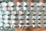 CSE646 15 inches 10*14mm rice selenite beads wholesale