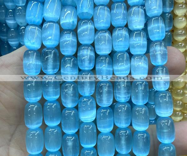CSE668 15 inches 8*12mm drum selenite beads wholesale