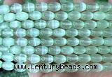 CSE674 15 inches 6*9mm rice selenite beads wholesale