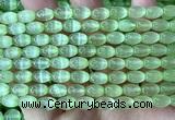 CSE684 15 inches 6*9mm rice selenite beads wholesale