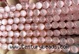 CSE711 15 inches 8mm round selenite beads wholesale