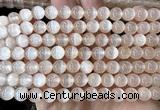 CSE720 15 inches 6mm round selenite beads wholesale