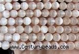 CSE722 15 inches 10mm round selenite beads wholesale
